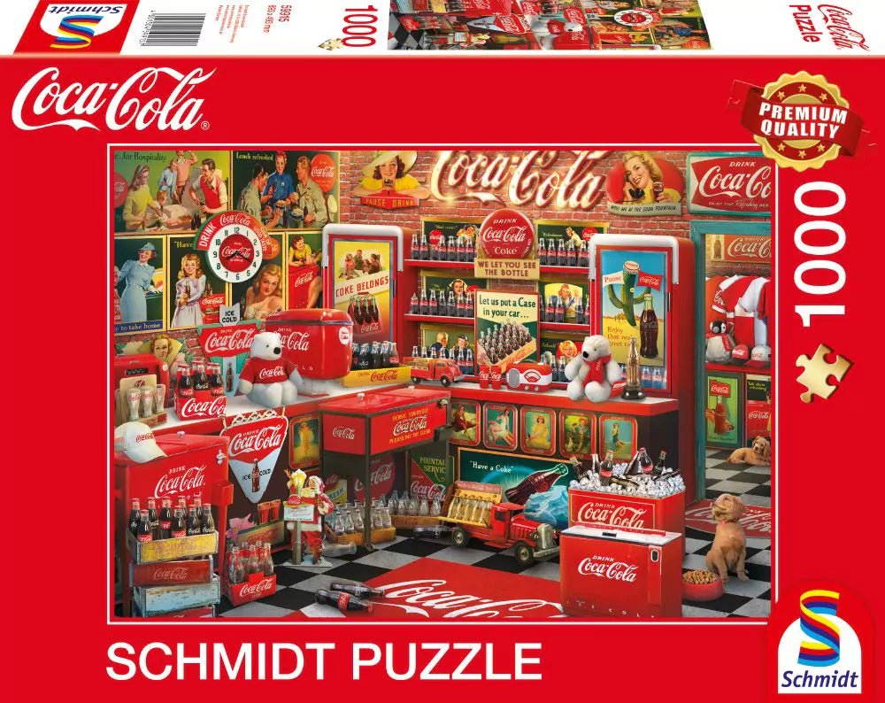 Coca-Cola Nosztalgia Kisbolt Schmidt 1000 darabos kirakó puzzle (SCH-59915 4001504599157) - puzzlegarden