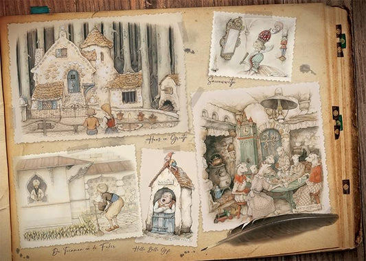 Anton Pieck - Híres Mesék Jumbo 1000 darabos kirakó puzzle (JU - 18874) - puzzlegarden