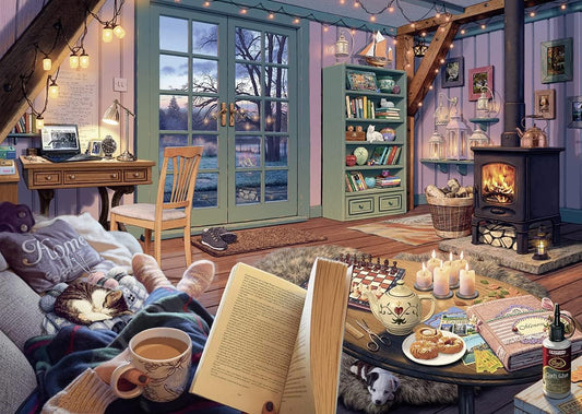 A pihenő szoba Ravensburger 1000 darabos kirakó puzzle (RA - 12000050) - puzzlegarden