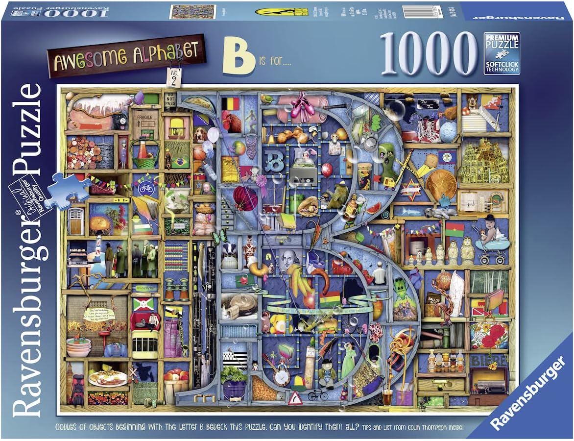 Awesome Alphabet B Ravensburger 1000 darabos kirakó puzzle (RA-19828 4005556198283) - puzzlegarden