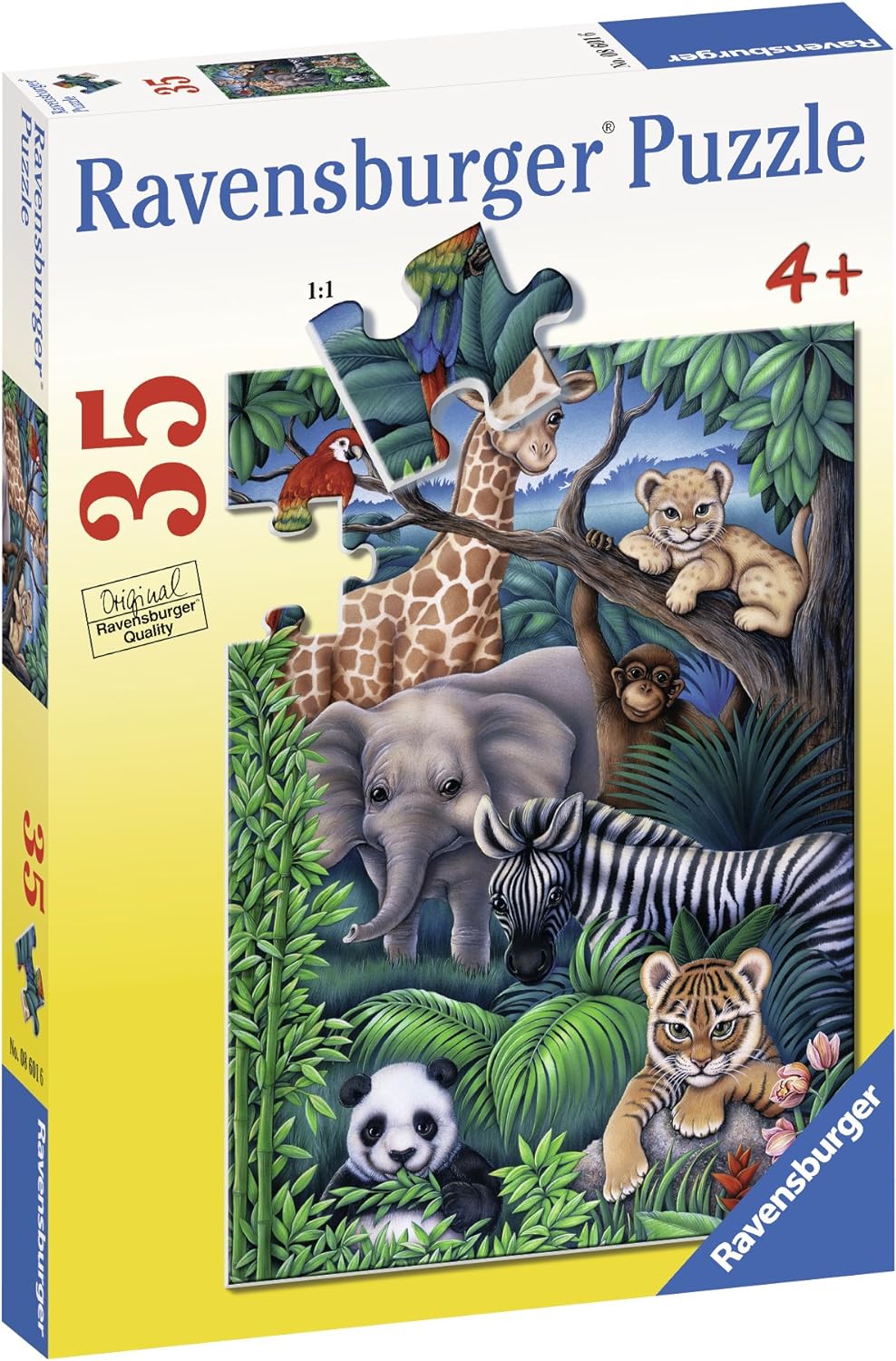 Animal Kingdom 35 darabos Ravensburger puzzle kirakó (8601)