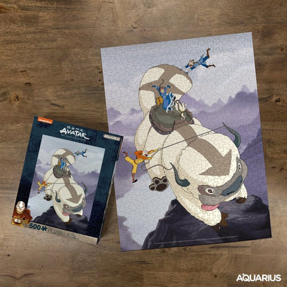 Avatár – Aang legendája - Appa és a csapat Aquarius 500 darabos kirakó puzzle (AQ-62249 840391152724) - puzzlegarden