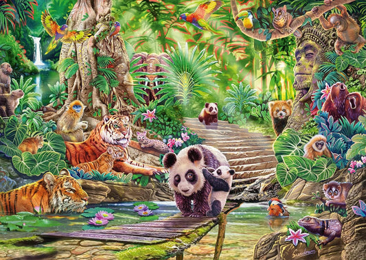 Ázsiai Vadvilág Schmidt Spiele 1000 darabos kirakó puzzle (SCH - 59962) - puzzlegarden