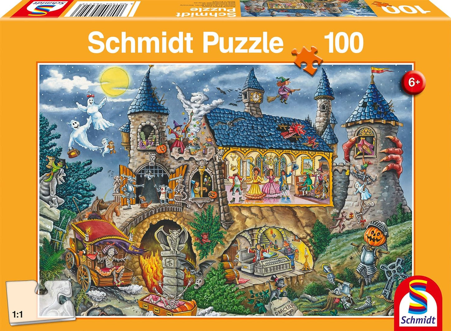 A kísértet kastély Schmidt 100 darabos kirakó puzzle (SCH-56451 4001504564513) - puzzlegarden