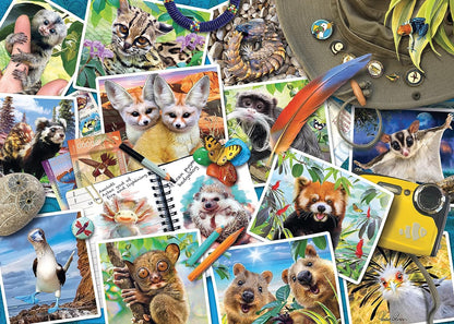 A Traveler's Animal Journal 1000 darabos Ravensburger puzzle kirakó (17322)