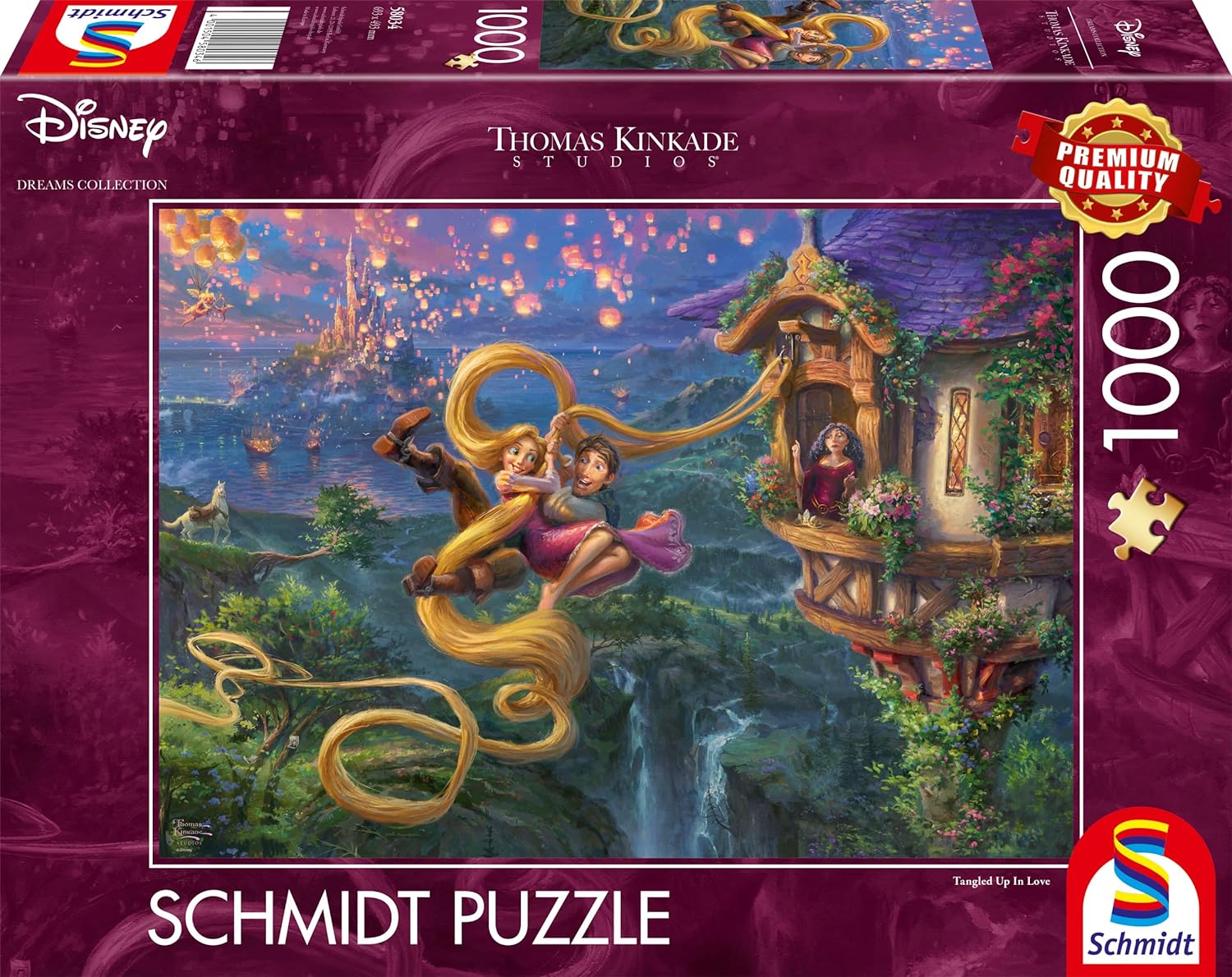 Rapunzel Tangled Up in Love 1000 darabos Schmidt puzzle kirakó (58034)