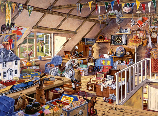 Grandmas Attic - XL 500 darabos Ravensburger puzzle kirakó (13709)