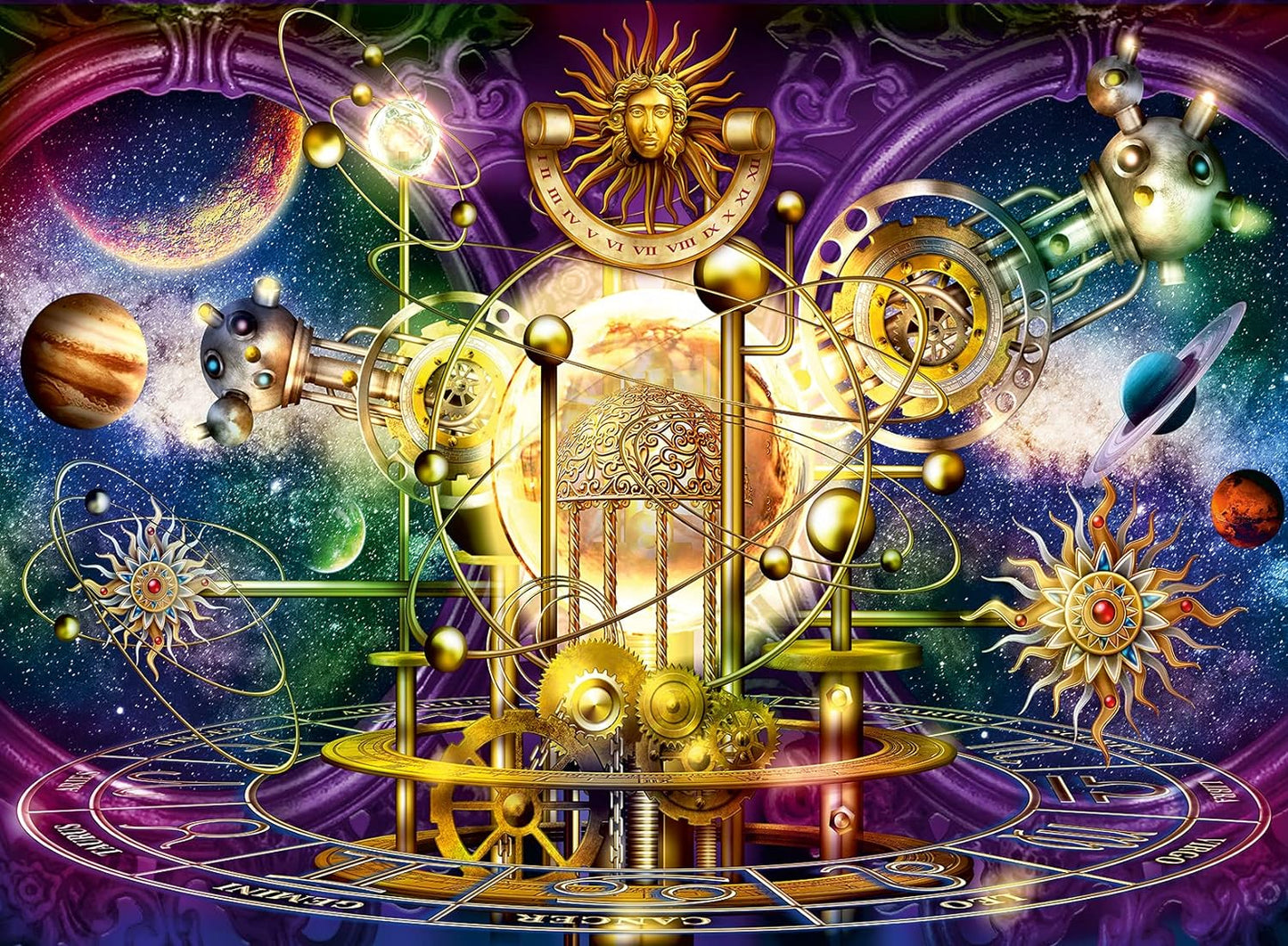 Golden Solar System 500 darabos Ravensburger puzzle kirakó (16981)