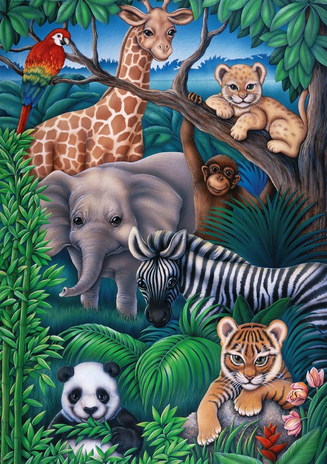 Animal Kingdom 35 darabos Ravensburger puzzle kirakó (8601)