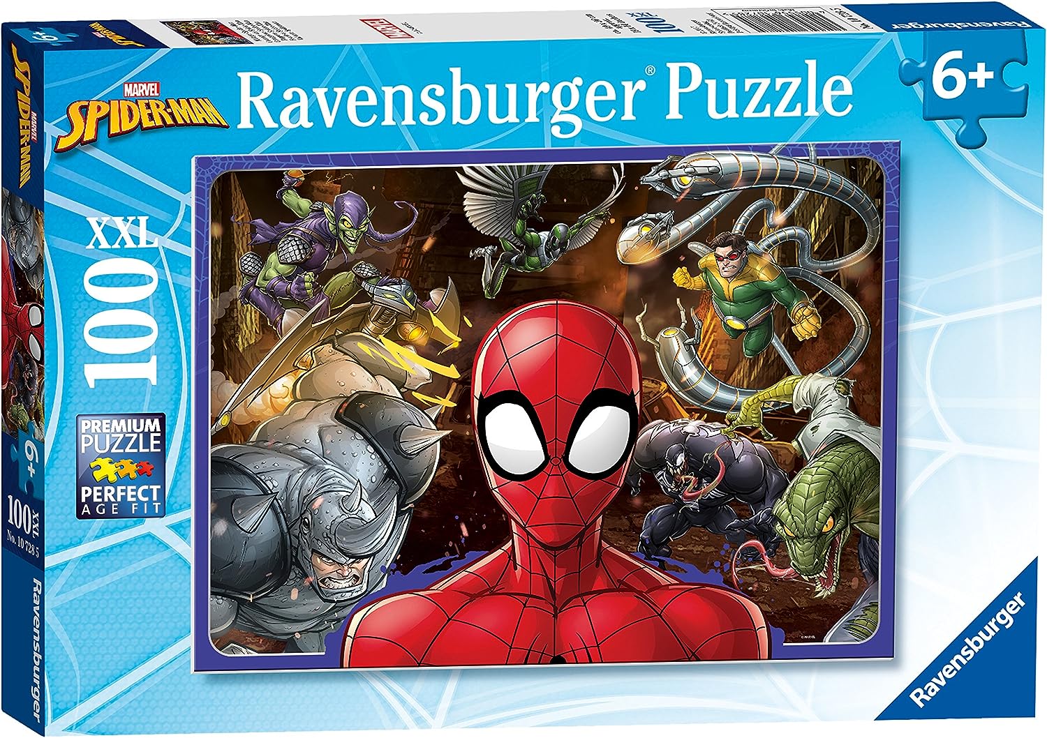 Bátor Pókember Ravensburger 100 darabos kirakó puzzle (RA-10728 ) - puzzlegarden