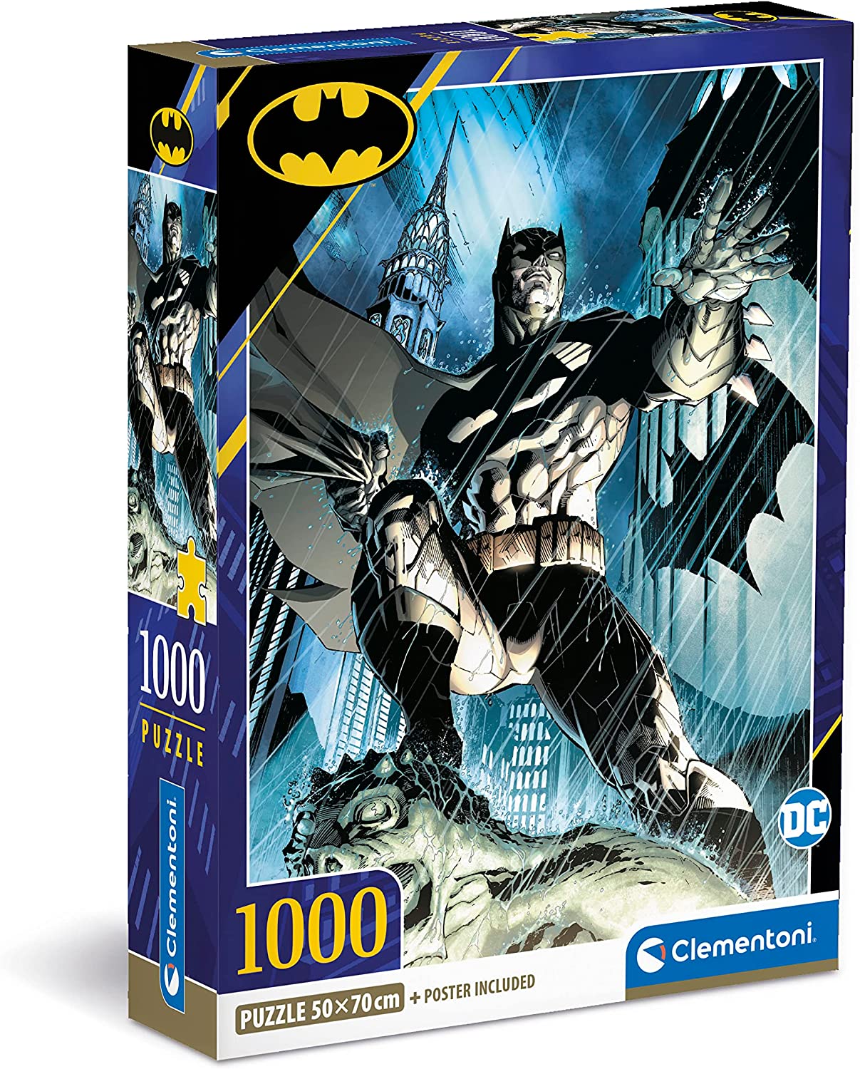 Batman Clementoni 1000 darabos kirakó puzzle (CL-39714 8005125397143) - puzzlegarden