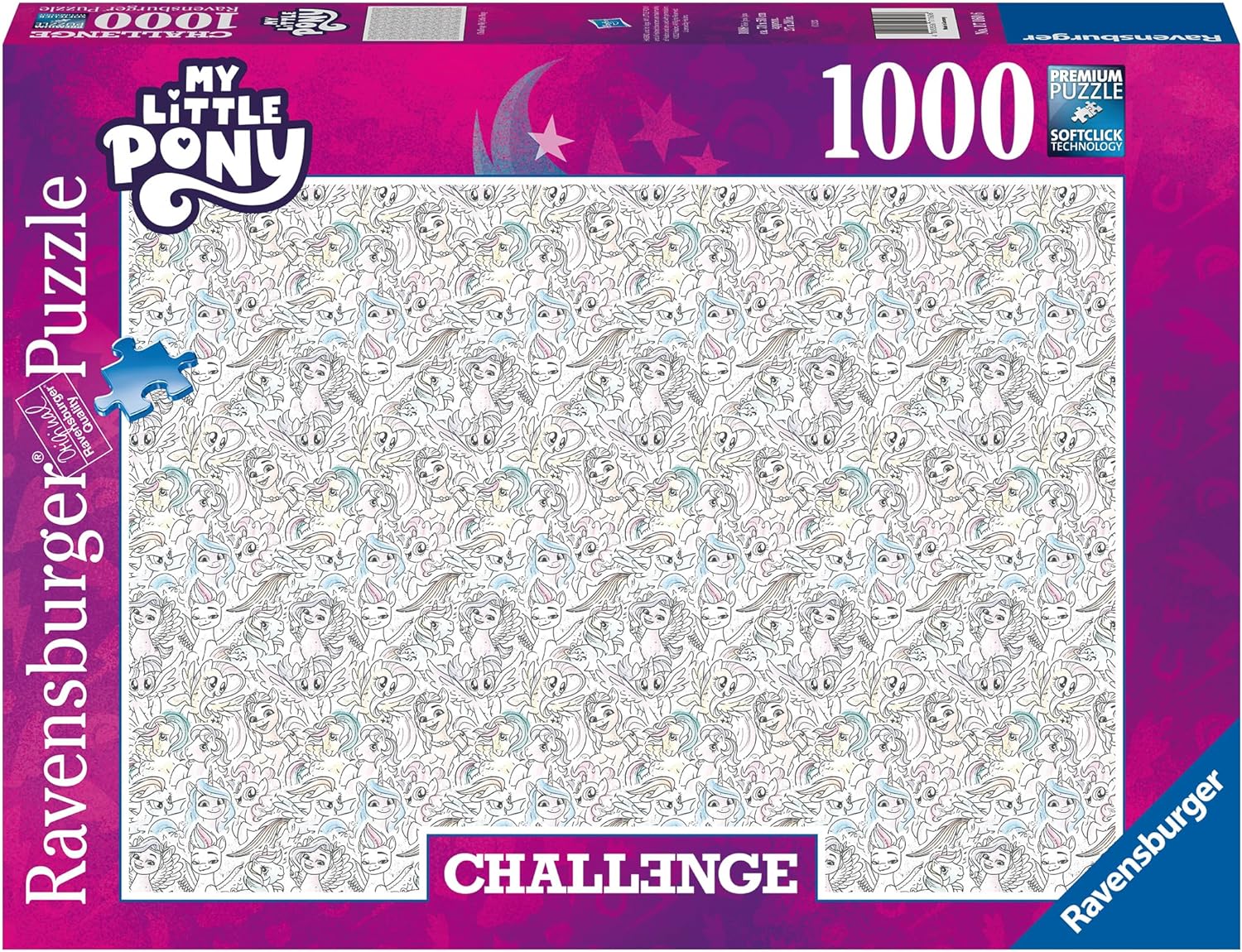 Challenge - Én Kicsi Pónim Ravensburger 1000 darabos kirakó puzzle (RA-17160 4005556171606) - puzzlegarden