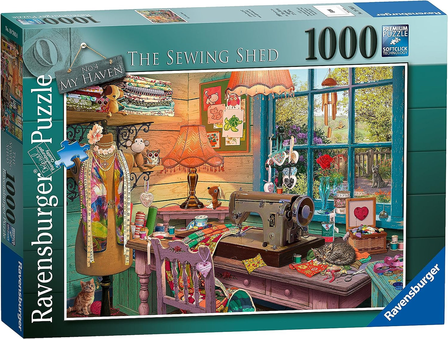 My Haven Nr 4. - The Sewing Shed 1000 darabos Ravensburger puzzle kirakó (19766)