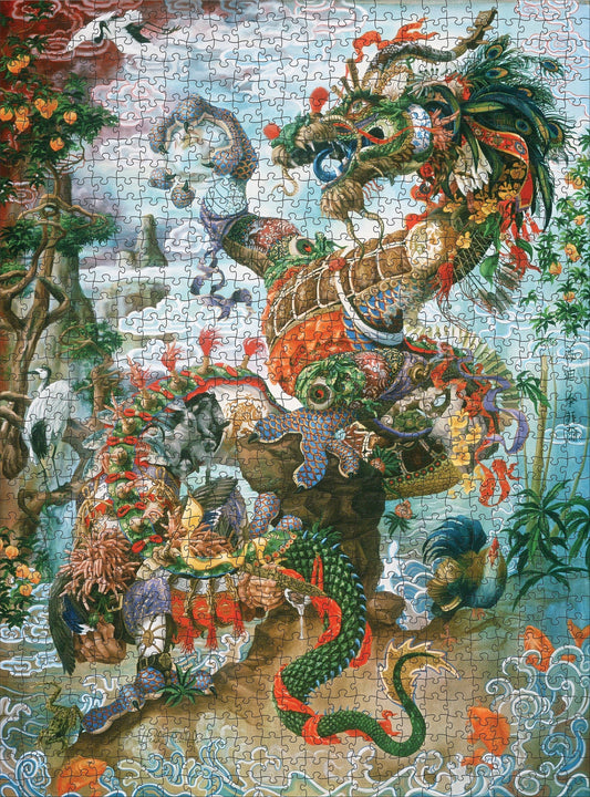 A Jangce Sárkánya Pomegranate 1000 darabos kirakó puzzle (POM - AA1121) - puzzlegarden