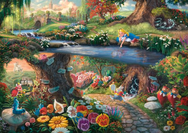 Alíz Csodaországban 1000 darabos Schmidt puzzle kirakó (59636) - puzzlegarden.hu