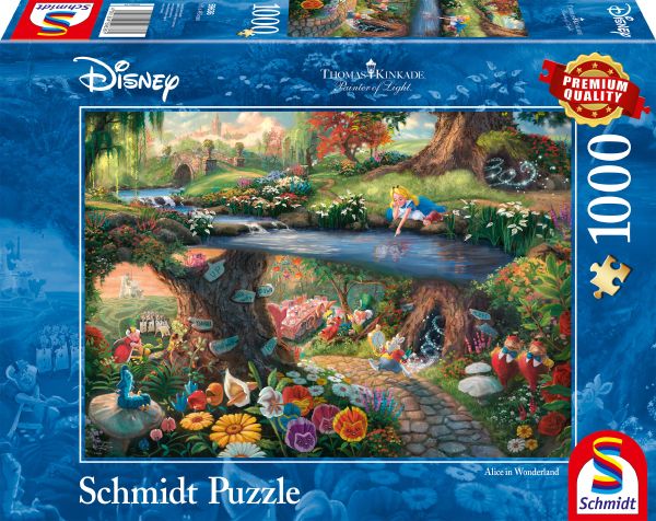 Alíz Csodaországban 1000 darabos Schmidt puzzle kirakó (59636) - puzzlegarden.hu