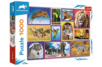 Animal Planet - Vadvilág 1000 darabos Trefl puzzle kirakó (10673) - puzzlegarden.hu