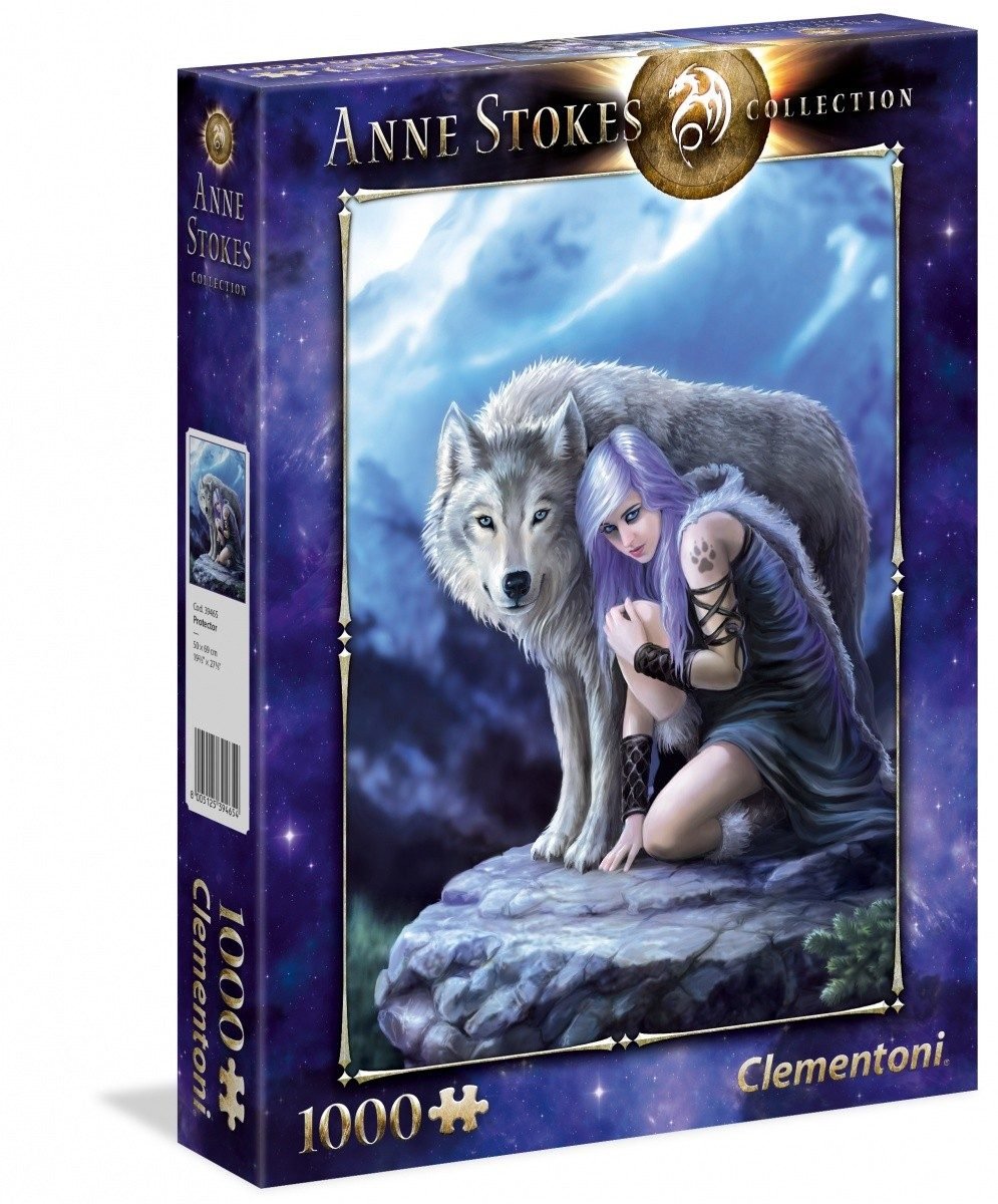 Anne Stokes Kollekció - A védelmező Clementoni 1000 darabos kirakó puzzle (CL-39465 8005125394654) - puzzlegarden