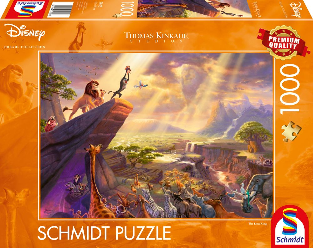 Az Oroszlánkirály Schmidt 1000 darabos kirakó puzzle (SCH-59673 4001504596736) - puzzlegarden