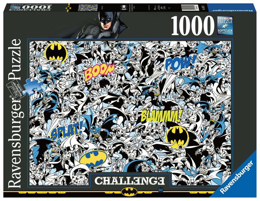 Challenge - DC Comics Batman Ravensburger 1000 darabos kirakó puzzle (RA-16513 4005556165131) - puzzlegarden