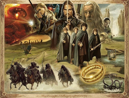 A Gyűrűk Ura - A Gyűrű Szövetsége Ravensburger 2000 darabos kirakó puzzle (RA - 16927) - puzzlegarden