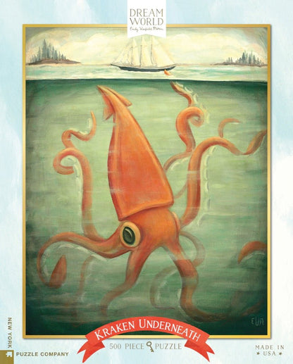 A Kraken New York Puzzle Company 500 darabos kirakó puzzle (NYPC-NPZEM1923 819844015886) - puzzlegarden