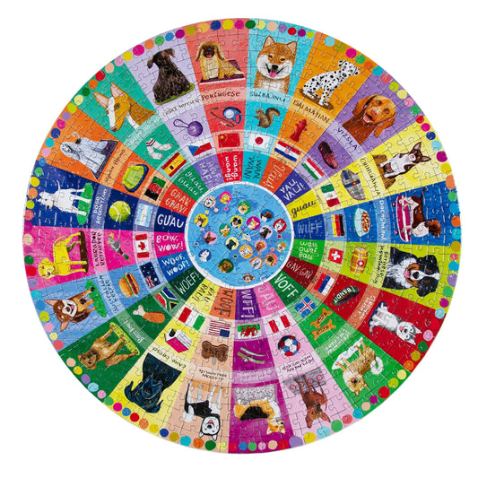 A Világ Kutyái Eeboo 500 darabos kirakó puzzle (EB - PZTDOW) - puzzlegarden
