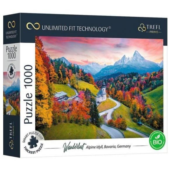 Alpesi idill Trefl Prime 1000 darabos kirakó puzzle (TR-10703 5900511107036) - puzzlegarden