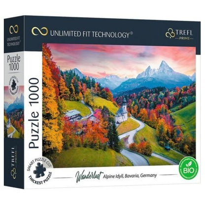 Alpesi idill Trefl Prime 1000 darabos kirakó puzzle (TR-10703 5900511107036) - puzzlegarden