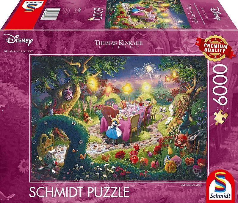 A Bolond Kalapos teadélutánja - sérült doboz Schmidt 6000 darabos kirakó puzzle (SCH - 57398 4001504573980) - puzzlegarden