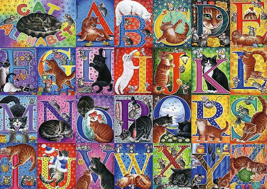 A cica ábécéje Trefl 500 darabos kirakó puzzle (TR - 37527 5900511375275) - puzzlegarden