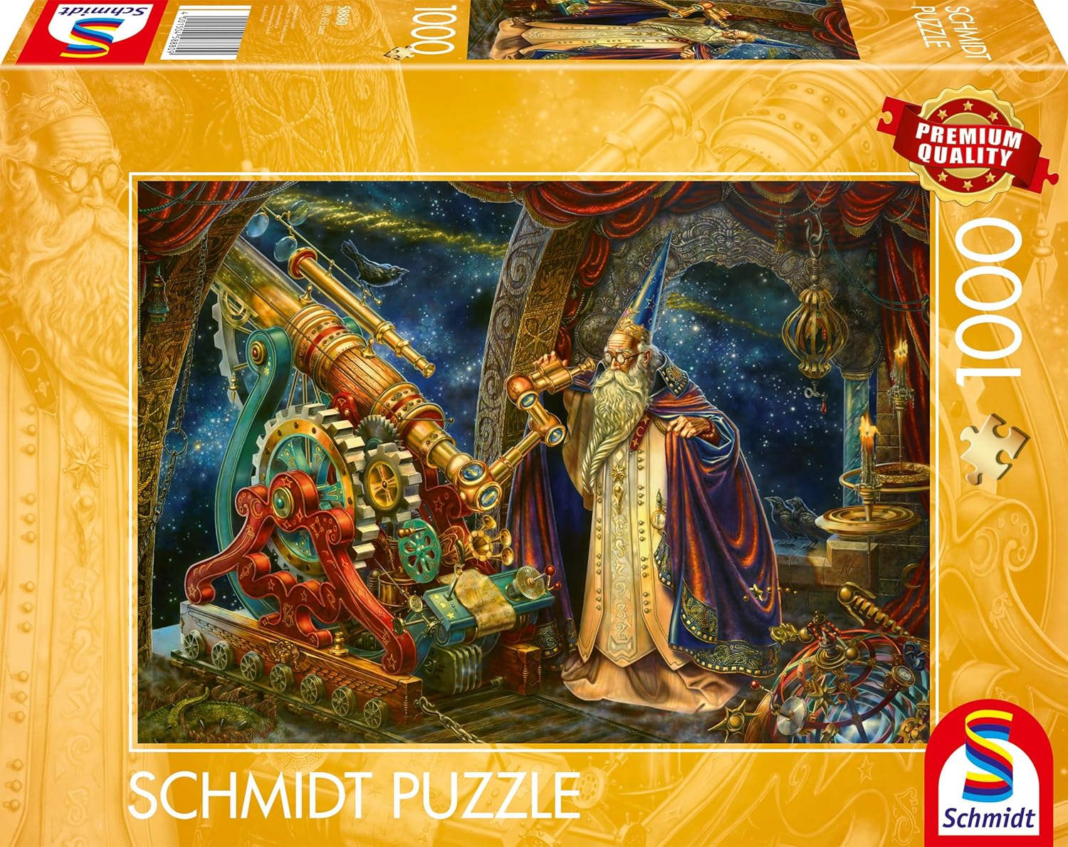 A csillagász Schmidt Spiele 1000 darabos kirakó puzzle (SCH - 58880) - puzzlegarden