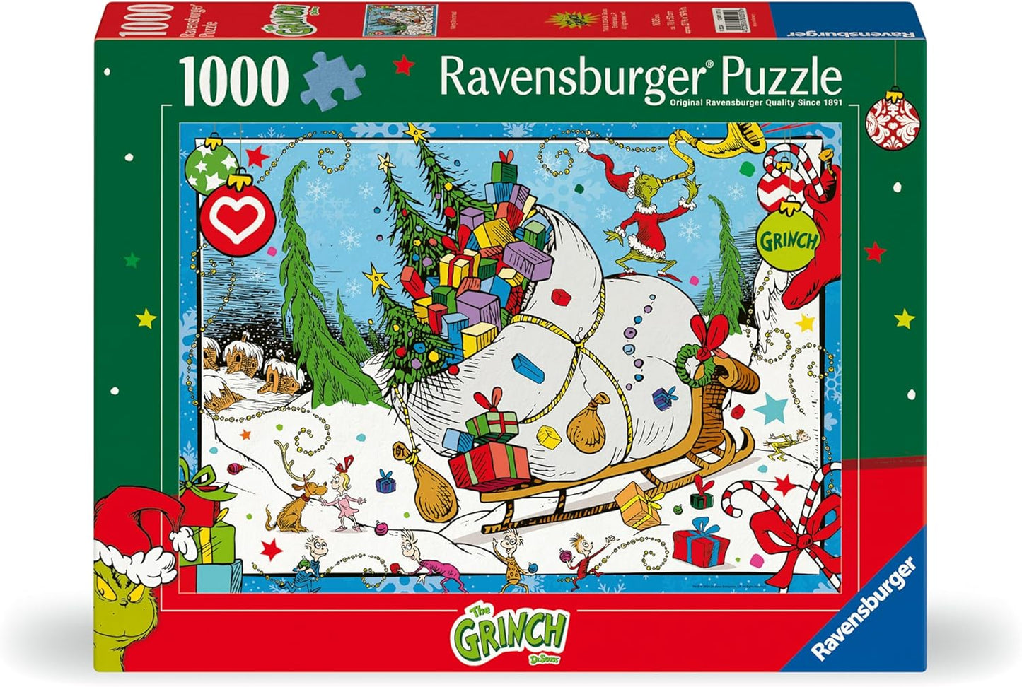 A Grincs Ravensburger 1000 darabos kirakó puzzle (RA - 12001351 4005555013518) - puzzlegarden