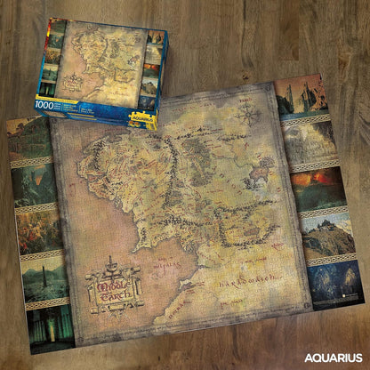 A Gyűrűk Ura - Középfölde Térkép Aquarius 1000 darabos kirakó puzzle (AQ - 65370 840391148840) - puzzlegarden