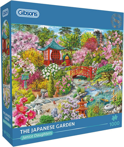 A Japán kert Gibsons 1000 darabos kirakó puzzle (G - G6430) - puzzlegarden
