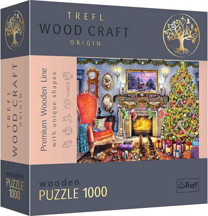 A Kandalló Mellett Trefl Wood Craft 1000 darabos kirakó puzzle (TR - 20171 5900511201710) - puzzlegarden