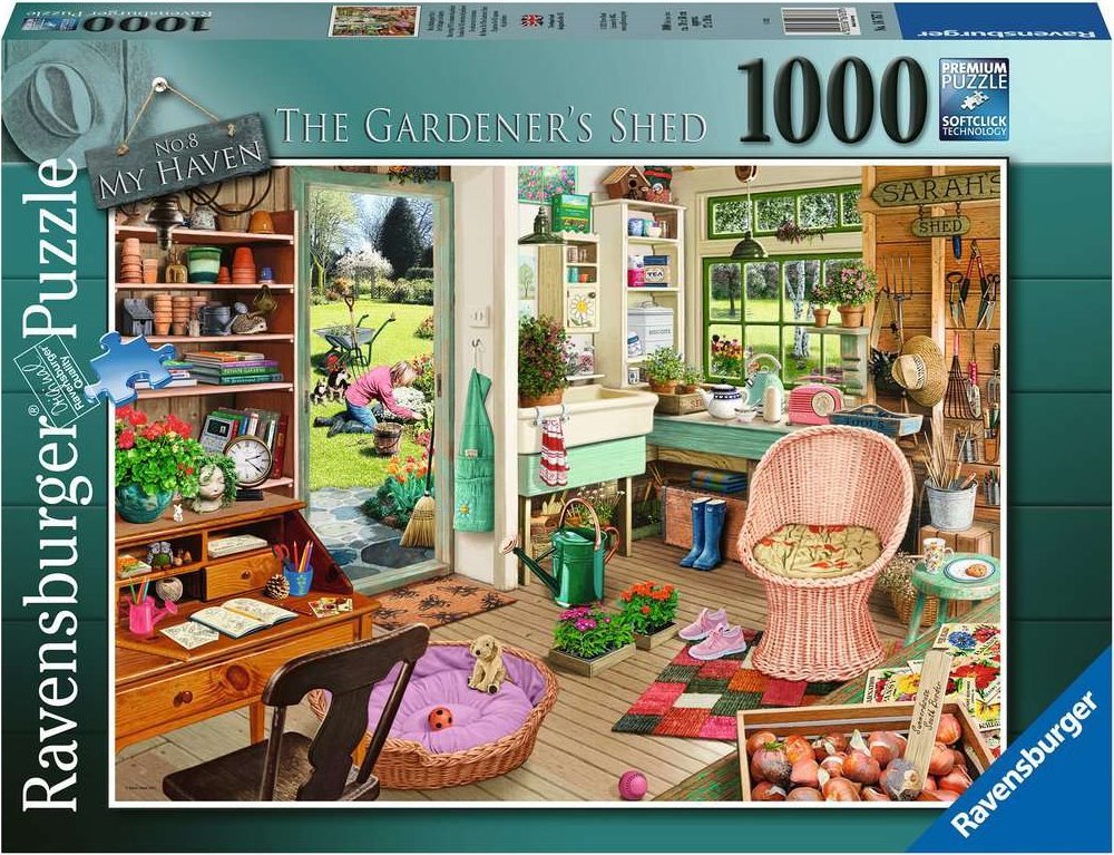 A Kerti Fészer Ravensburger 1000 darabos kirakó puzzle (RA-16767 4005556167678) - puzzlegarden