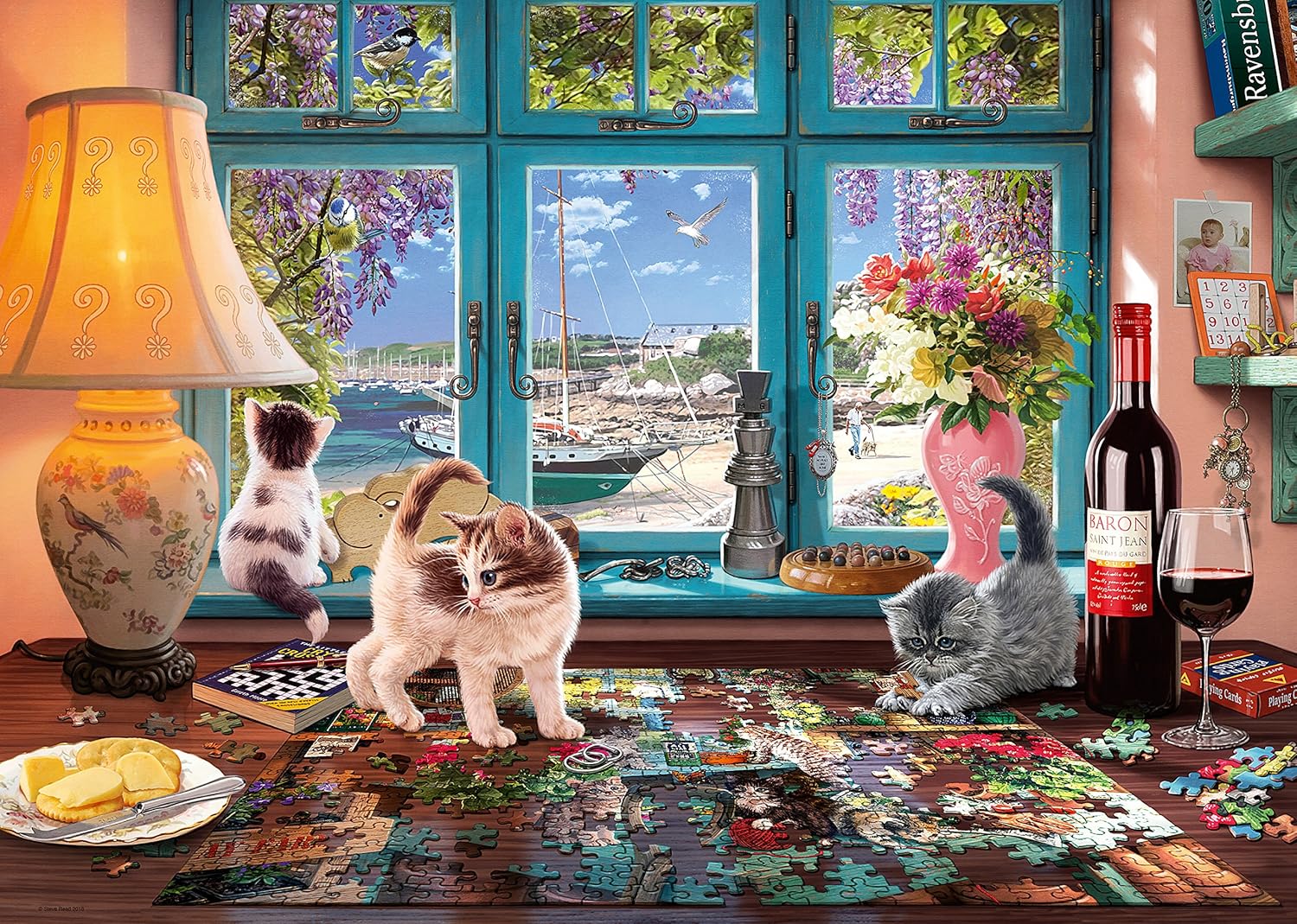 A Kirakózó Asztala Ravensburger 1000 darabos kirakó puzzle (RA - 19847 4005556198474) - puzzlegarden