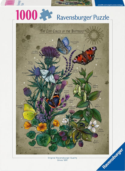 A lepkék életciklusa Ravensburger 1000 darabos kirakó puzzle (RA-12001435) - puzzlegarden