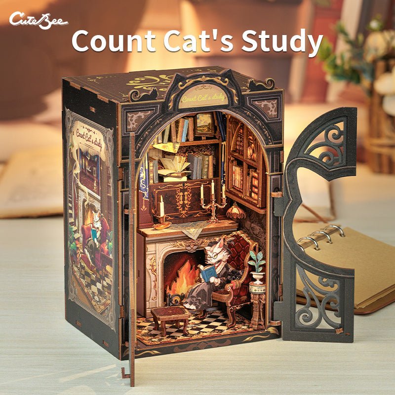 A Macskagróf dolgozószobája CuteBee 108 darabos kirakó puzzle (CB - SD03B) - puzzlegarden