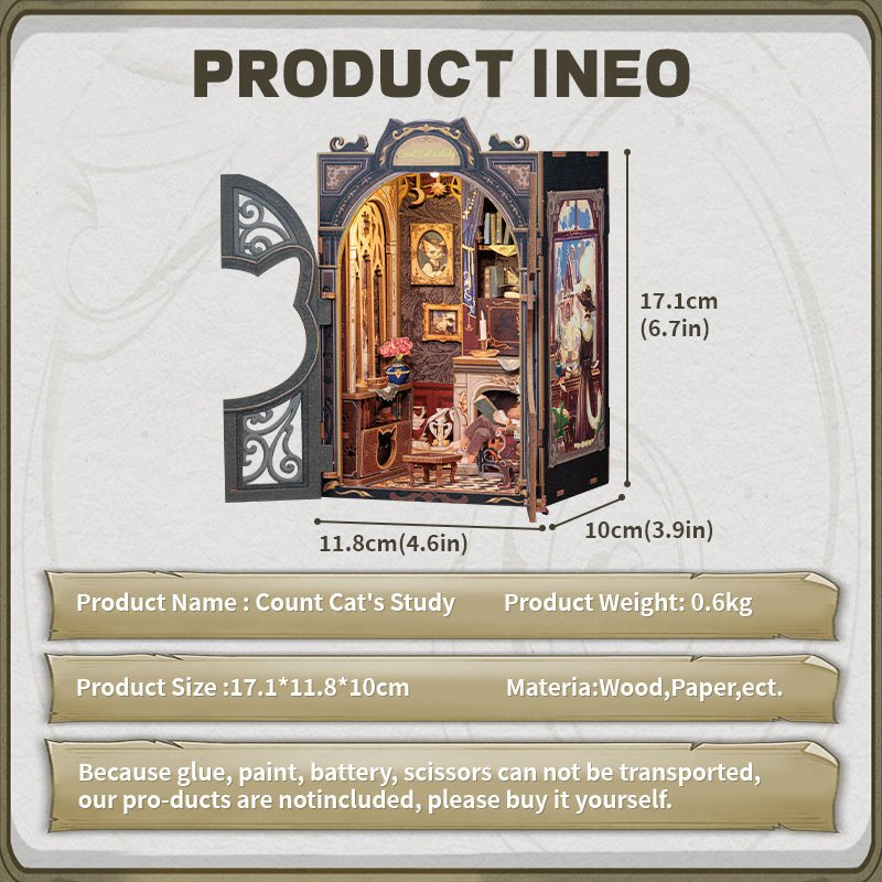 A Macskagróf dolgozószobája CuteBee 108 darabos kirakó puzzle (CB - SD03B) - puzzlegarden