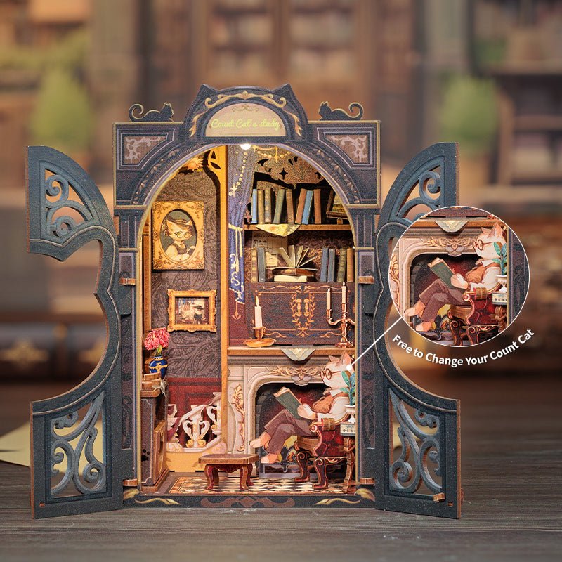 A Macskagróf dolgozószobája CuteBee 108 darabos kirakó puzzle (CB - SD03B) - puzzlegarden