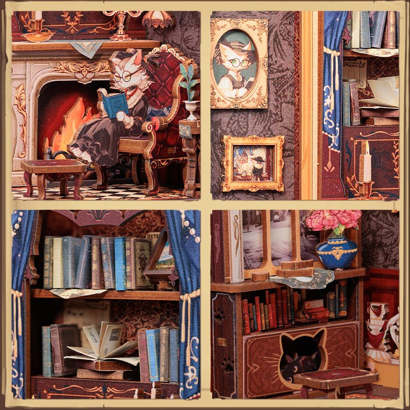 A Macskagróf dolgozószobája CuteBee 108 darabos kirakó puzzle (CB - SD03B) - puzzlegarden