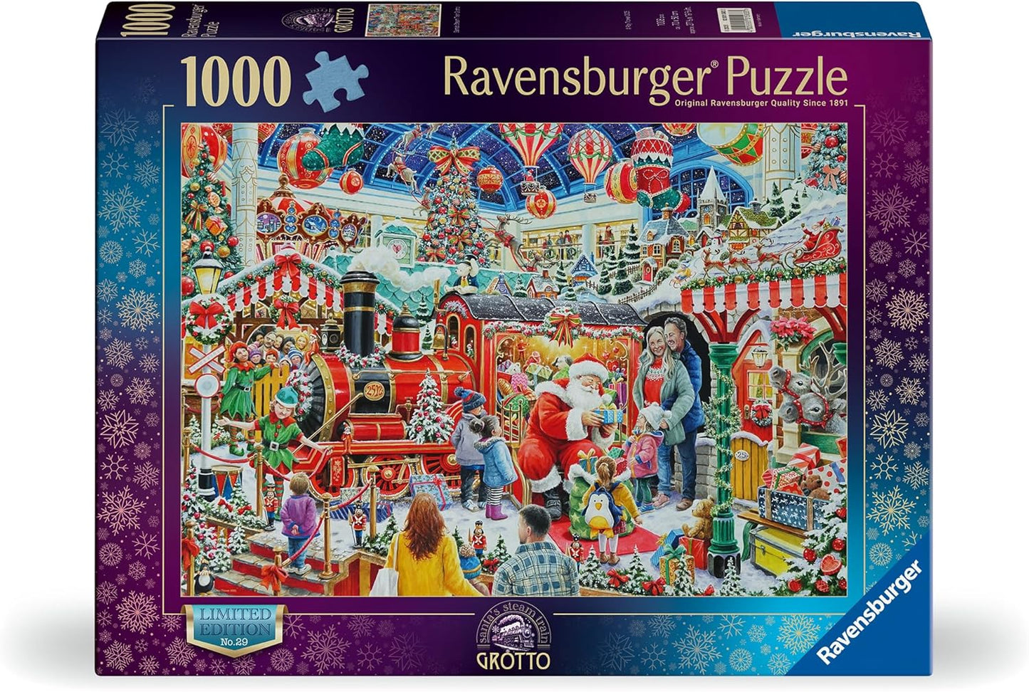 A mikulás gőzöse Ravensburger 1000 darabos kirakó puzzle (RA - 12001583) - puzzlegarden