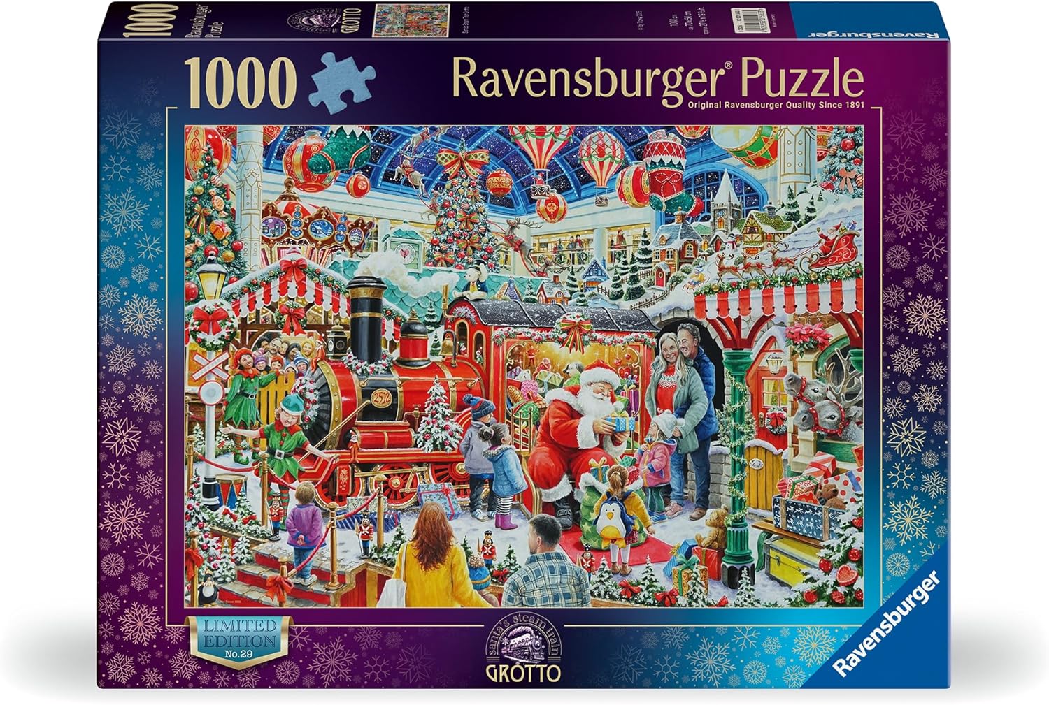 A mikulás gőzöse Ravensburger 1000 darabos kirakó puzzle (RA - 12001583) - puzzlegarden