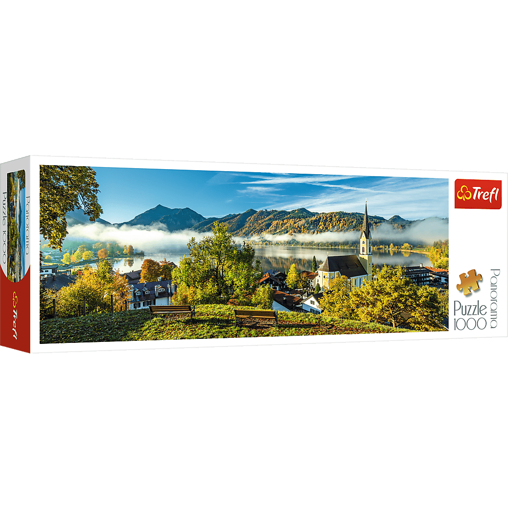 A Schliersee Tó Partján - panoráma Trefl 1000 darabos kirakó puzzle (TR - 29035 5900511290356) - puzzlegarden