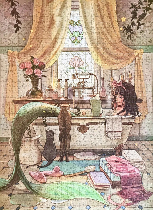 A sellő fürdője Reverie 1000 darabos kirakó puzzle (RE - AMB1000TS) - puzzlegarden