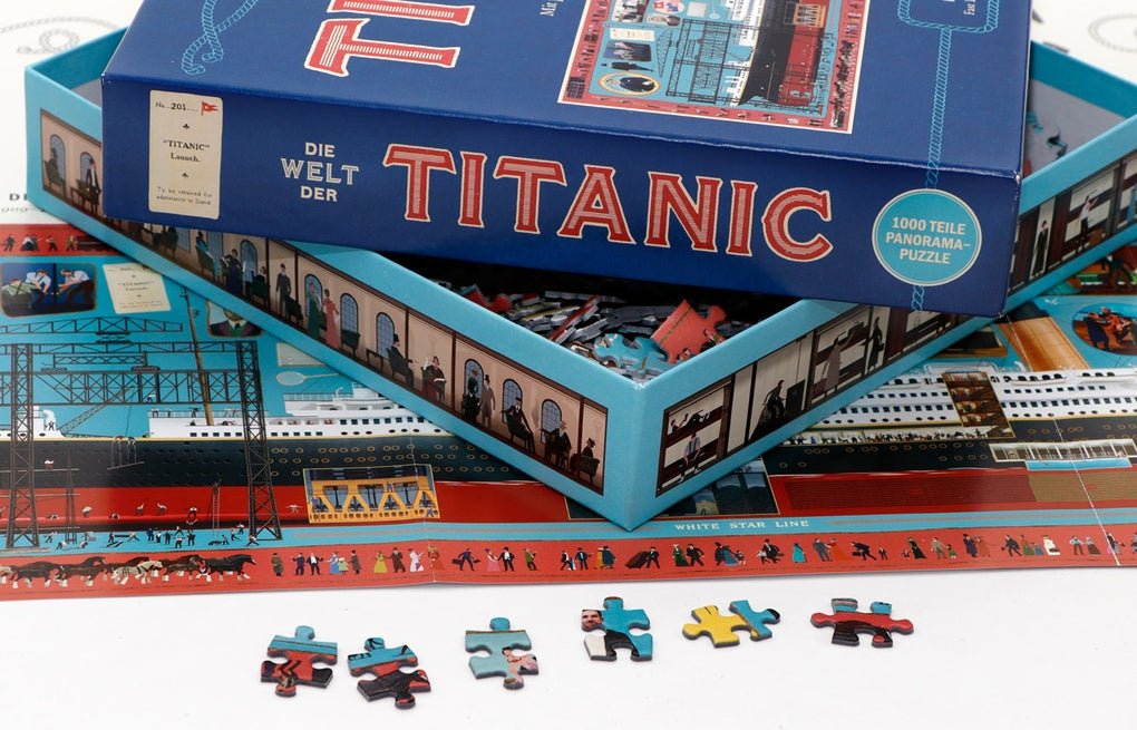 A Titanic világa - panoráma kép Laurence King 1000 darabos kirakó puzzle (LK - 9781399632836) - puzzlegarden