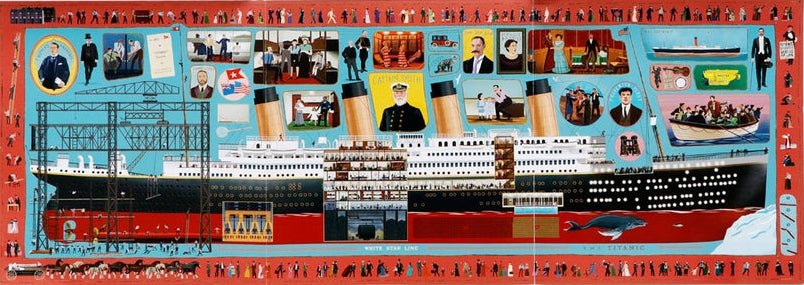 A Titanic világa - panoráma kép Laurence King 1000 darabos kirakó puzzle (LK - 9781399632836) - puzzlegarden