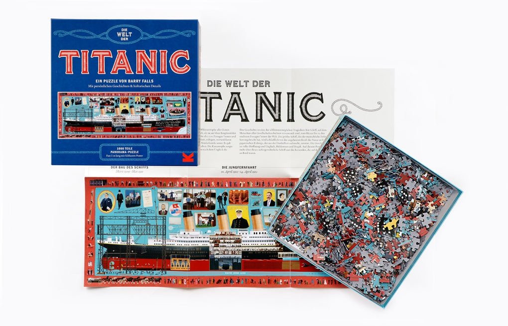 A Titanic világa - panoráma kép Laurence King 1000 darabos kirakó puzzle (LK - 9781399632836) - puzzlegarden